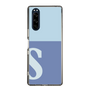 Slim Protection Case［ Original - initial two tone - S blue ］