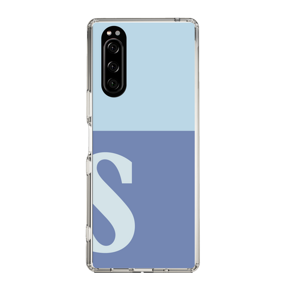 Slim Protection Case［ Original - initial two tone - S blue ］