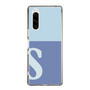 Slim Protection Case［ Original - initial two tone - S blue ］