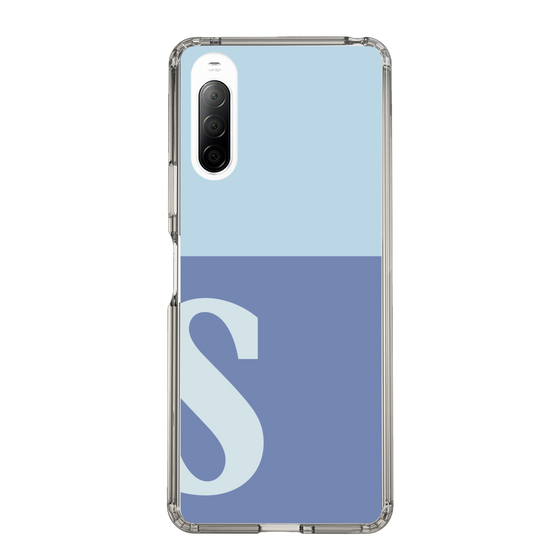 Slim Protection Case［ Original - initial two tone - S blue ］