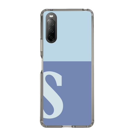 Slim Protection Case［ Original - initial two tone - S blue ］