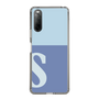 Slim Protection Case［ Original - initial two tone - S blue ］