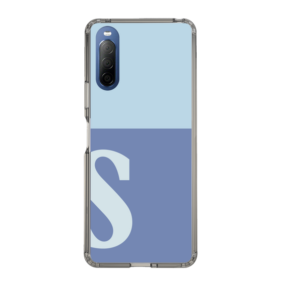 Slim Protection Case［ Original - initial two tone - S blue ］