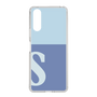 Slim Protection Case［ Original - initial two tone - S blue ］
