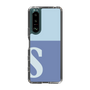 Slim Protection Case［ Original - initial two tone - S blue ］