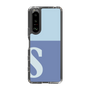 Slim Protection Case［ Original - initial two tone - S blue ］