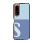 Slim Protection Case［ Original - initial two tone - S blue ］