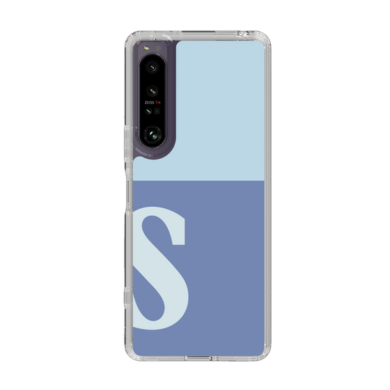 Slim Protection Case［ Original - initial two tone - S blue ］