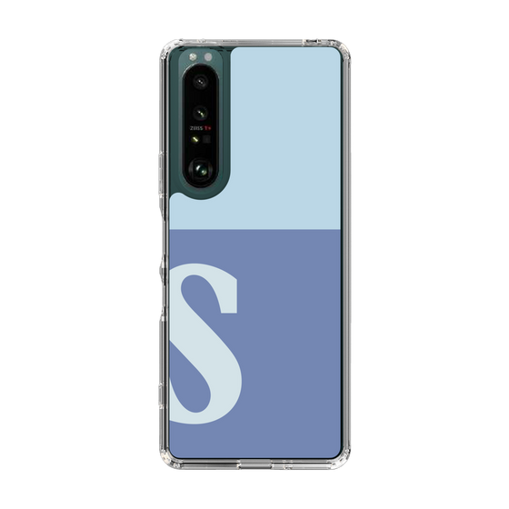Slim Protection Case［ Original - initial two tone - S blue ］