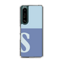 Slim Protection Case［ Original - initial two tone - S blue ］