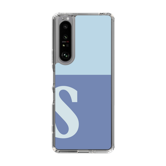 Slim Protection Case［ Original - initial two tone - S blue ］