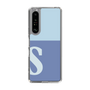 Slim Protection Case［ Original - initial two tone - S blue ］