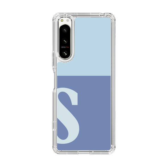Slim Protection Case［ Original - initial two tone - S blue ］