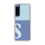 Slim Protection Case［ Original - initial two tone - S blue ］