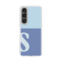 Slim Protection Case［ Original - initial two tone - S blue ］