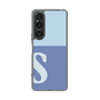 Slim Protection Case［ Original - initial two tone - S blue ］