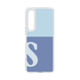 Slim Protection Case［ Original - initial two tone - S blue ］