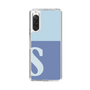 Slim Protection Case［ Original - initial two tone - S blue ］