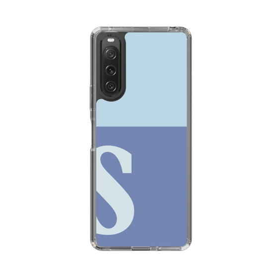Slim Protection Case［ Original - initial two tone - S blue ］