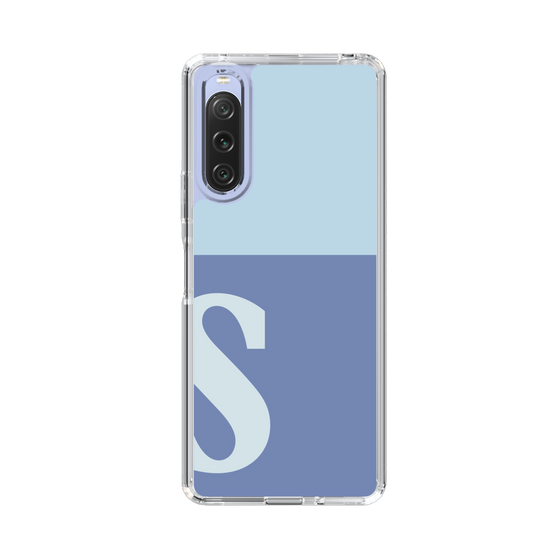 Slim Protection Case［ Original - initial two tone - S blue ］
