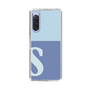 Slim Protection Case［ Original - initial two tone - S blue ］