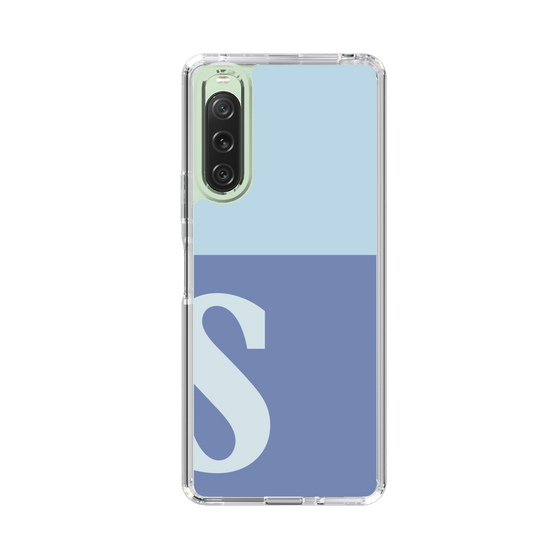Slim Protection Case［ Original - initial two tone - S blue ］