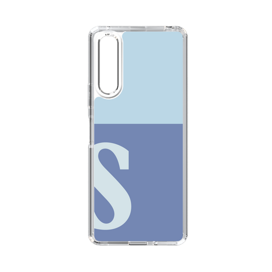 Slim Protection Case［ Original - initial two tone - S blue ］