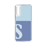 Slim Protection Case［ Original - initial two tone - S blue ］