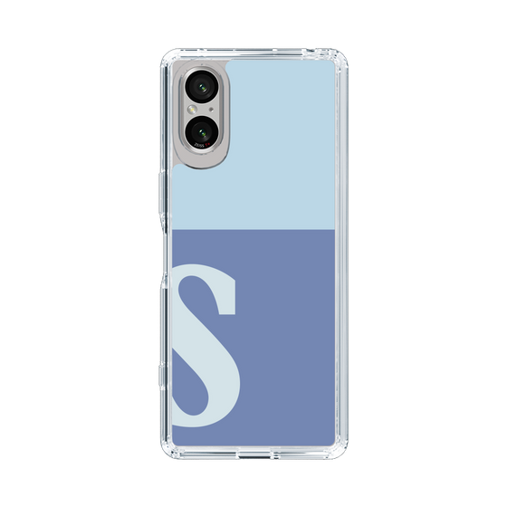 Slim Protection Case［ Original - initial two tone - S blue ］