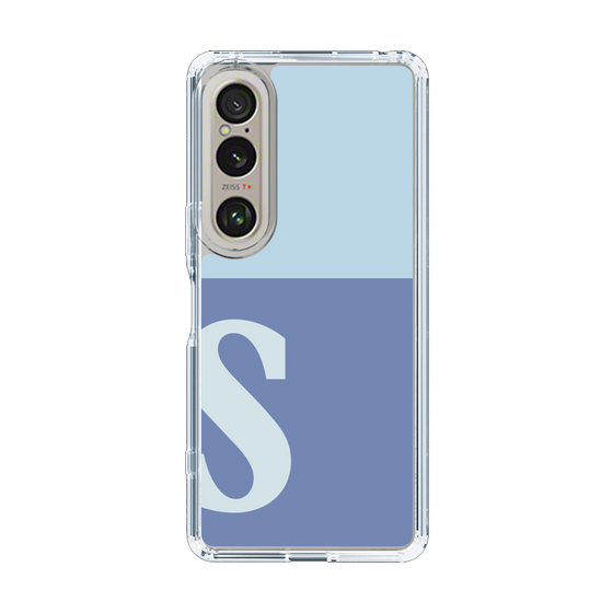 Slim Protection Case［ Original - initial two tone - S blue ］
