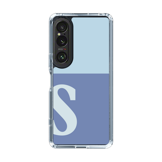 Slim Protection Case［ Original - initial two tone - S blue ］