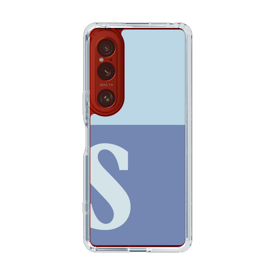 Slim Protection Case［ Original - initial two tone - S blue ］