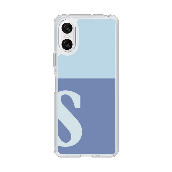 Slim Protection Case［ Original - initial two tone - S blue ］