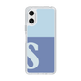 Slim Protection Case［ Original - initial two tone - S blue ］