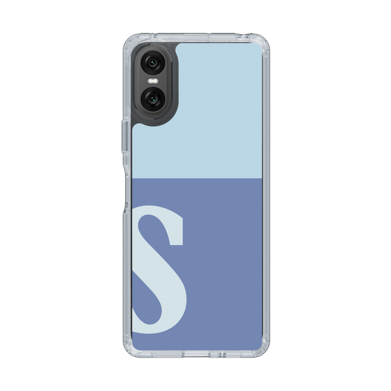 Slim Protection Case［ Original - initial two tone - S blue ］
