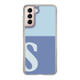 Slim Protection Case［ Original - initial two tone - S blue ］