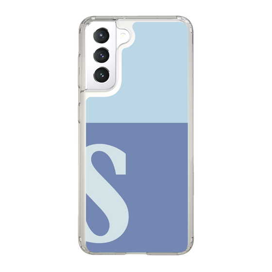 Slim Protection Case［ Original - initial two tone - S blue ］