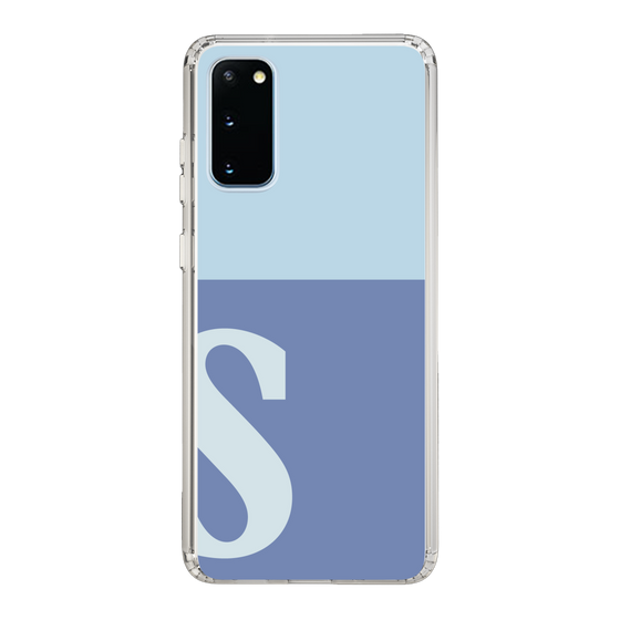 Slim Protection Case［ Original - initial two tone - S blue ］