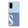 Slim Protection Case［ Original - initial two tone - S blue ］