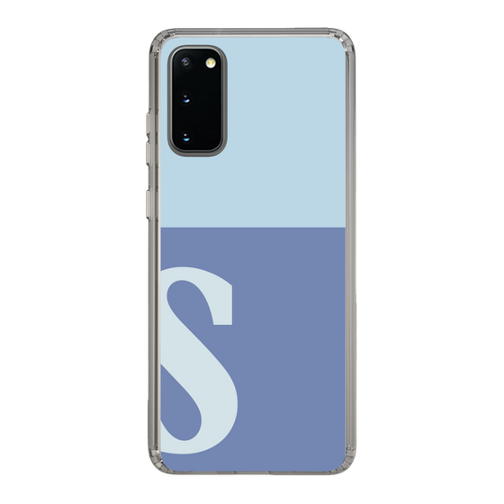 Slim Protection Case［ Original - initial two tone - S blue ］