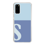 Slim Protection Case［ Original - initial two tone - S blue ］