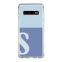 Slim Protection Case［ Original - initial two tone - S blue ］