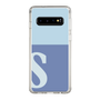 Slim Protection Case［ Original - initial two tone - S blue ］