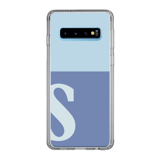 Slim Protection Case［ Original - initial two tone - S blue ］