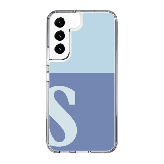 Slim Protection Case［ Original - initial two tone - S blue ］