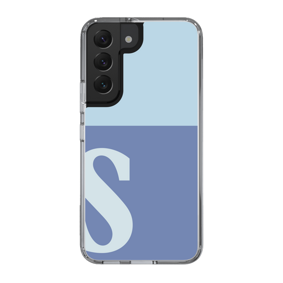 Slim Protection Case［ Original - initial two tone - S blue ］