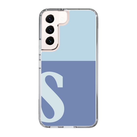 Slim Protection Case［ Original - initial two tone - S blue ］