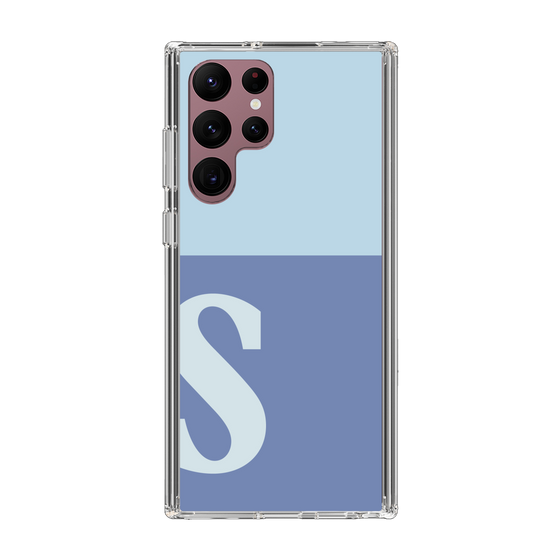 Slim Protection Case［ Original - initial two tone - S blue ］