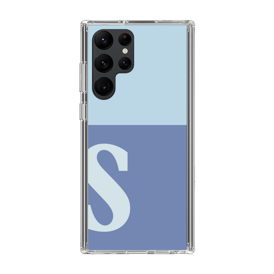 Slim Protection Case［ Original - initial two tone - S blue ］