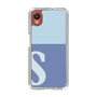Slim Protection Case［ Original - initial two tone - S blue ］